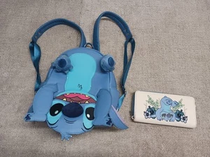 Loungefly Disney Lilo & Stitch Upside Down Figural Mini Backpack & Wallet - Bild 1 von 18
