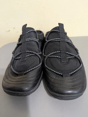 Easy Spirit Womens Size 7.5 M Black Slip On Mules, Textile And Leather Uppers,  - Image 1 of 4