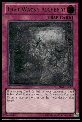 YuGiOh CUSTOM ALTERED That Wacky Alchemy #ABYR-EN077 Ultimate Rare NM - Image 1 of 2