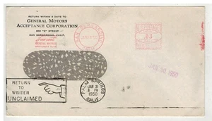 1950 GENERAL MOTORS ACCEPTANCE CORP.  SAN BERNARDINO CA RED METER UNCLAIMED - Picture 1 of 2