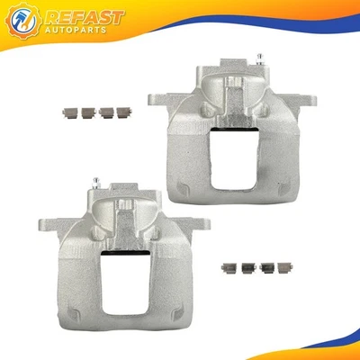 Set of 2 Front Brake Calipers For 2013 2014 2015 2016 Jeep Wrangler V6 3.6L - Image 1 of 4