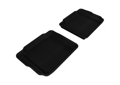 3D MAXpider For 2010-2019 Ford Taurus Kagu 2nd Row Floormats - Black Foto 1 de 4