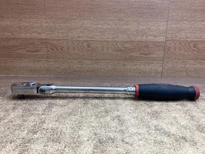 Snap-on FHLF80A RED 3/8" dr 80 Tooth Long Handle Flex-Head Ratchet - Picture 1 of 8