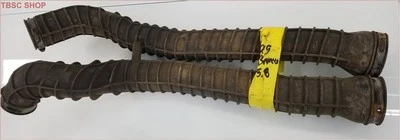 1987-1996 Ford F150 F250 F350 Bronco 5.8L entrada de ar tubos duplos F2TE - Imagem 1 de 4