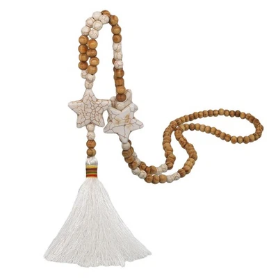  1Pc handgemachte Perlen Hals Anhänger dekorative Halskette charmante Halskette - Bild 1 von 4