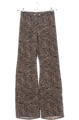 WEEKDAY High-Waist Hose Damen Hose Gr. DE 36 schwarz-creme Casual-Look - Bild 1 von 4