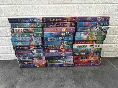 Disney VHS Bundle 36 Video Tapes Children’s Family Films - Image 1 of 4