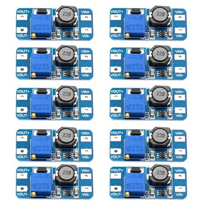 10PCS, , DC-DC Converter, Boost Regulator, USB  Module, 2V-24V to9562 - Image 1 of 4