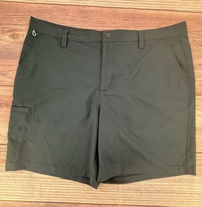 Columbia PFG Tamiami Outdoor Shorts Mens 40 x 8 Black Omni Shade Hiking Fishing - Picture 1 of 9