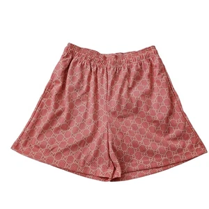 Bravest Studios Shorts Mens Large Pink Mesh GG Print Monogram Outdoor Sports - Picture 1 of 8