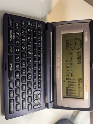 Rare U.K. Casio Digital Diary SF-7200SY 2 mb With Backlight PC - Image 1 of 2