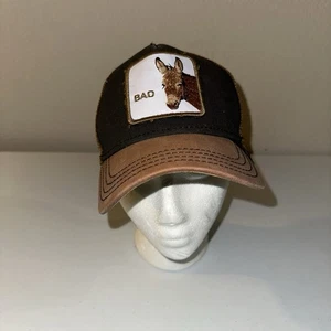 Goorin Bros Bad Donkey A** Truckermütze SnapBack braun schwarz - Bild 1 von 13
