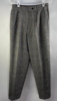 Pantalón forrado de lana pura a cuadros Orvis Glen para mujer talla 10 28x29 Foto 1 de 4