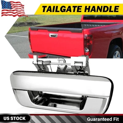 Manija de puerta trasera carcasa cromada para Chevrolet Chevy Colorado GMC Canyon 2004-2012 Foto 1 de 4