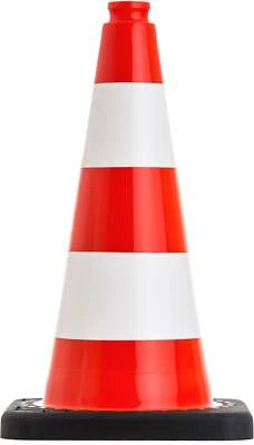 Leitkegel 500 mm UvV-FLEX Warnkegel Pylonen orange stapelbar Profi Qualität