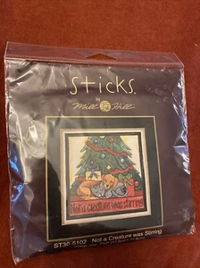 Mill Hill Christmas Cross Stitch Kit ST30-5102 Not a Creature was Stirring - Picture 1 of 2