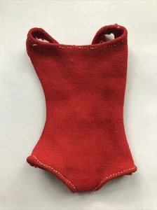 TRAJE DE BAÑO VINTAGE BARBIE HELENA ROJO - PRINCIPIOS DE LOS 60 COLA DE CABALLO ¡Bonito! - Imagen 1 de 4