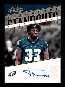 Panini Absolute 2018 #SS-JA Josh Adams Signature Destaca - Imagen 1 de 2