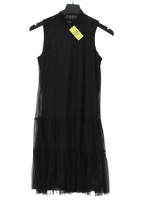 Reserved Women's Midi Dress XS Black 100% Polyester Tank Dress - Picture 1 of 5