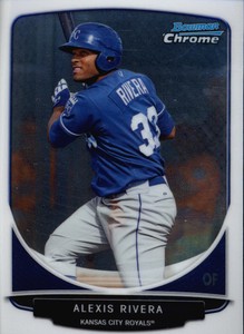 2013 Bowman Chrome Prospects Royals Baseball Card #BCP141 Alexis Rivera