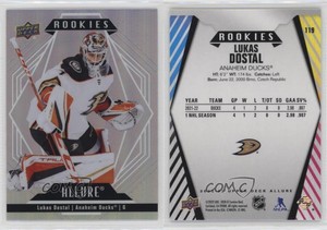 2022-23 Upper Deck Allure Rookies Lukas Dostal #119 Rookie RC