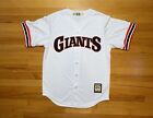 Majestic Cool Base Cooperstown Collection San Francisco Giants Jersey Sz.M Usa