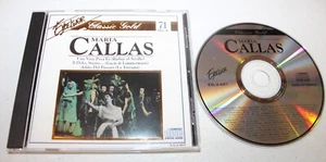 Maria Callas [Excelsior #2] (CD 1995) Classic Gold Series, Classical Opera Music - Picture 1 of 2