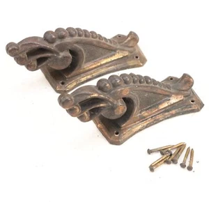 Clock Case Side or Handle Decorations - Set of Two - FL34 - Picture 1 of 2