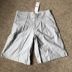urban outfitters Light Before Dark Linen Tailored Short Size XXS In Light Lilac - Picture 1 of 7