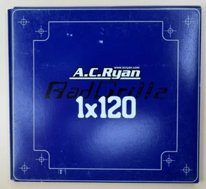 A. C. Ryan 1x120 RadGrillz fan water cooling radiator grill flat black New - Picture 1 of 4