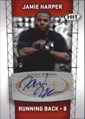 A5807- 2011 SAGE HIT Autographs #98 Jamie Harper Auto - NM-MT - Image 1 of 2