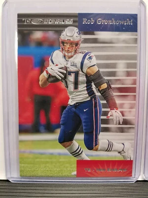 Rob Gronkowski 2019 Donruss Football '99 Throwback Insert England Patriots - Image 1 of 2