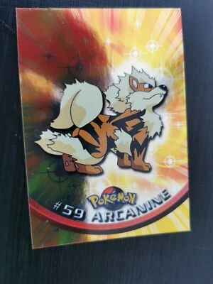Topps Pokemon ARCANINE #59  1st Print Blue Logo 1999*spanisch*verry rar*0pop" - Bild 1 von 4
