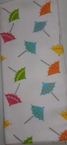 FULL UNCUT PARTY UMBRELLAS Print Cotton Kitchen Towel - Picture 1 of 1