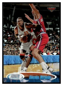 1998-99 Stadium Club Chrome Refractors SCC22 Dikembe Mutombo Atlanta Hawks - Picture 1 of 2