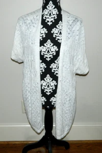 Women's Croft & Barrow White Cardigan Size 1X-NWOT - Bild 1 von 5