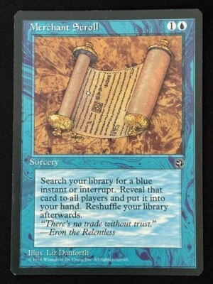 1x MTG Merchant Scroll - Homelands (HML) - Magic the Gathering - Image 1 of 2