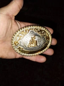 LOUISIANA RODEO BELT BUCKLE - Picture 1 of 5