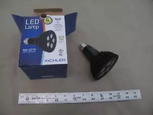 NEW Kichler 12W 100-277V Clear PAR30L Long Neck 2700K LED Bulb 25° Flood 18102 - Picture 1 of 7