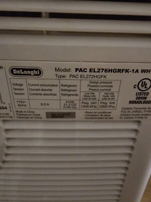 delonghi portable air conditioner remote - Image 1 of 4