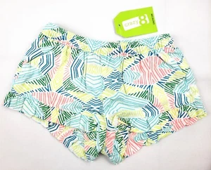Crazy 8 Toddler Girls' Woven Ruffle Short, Abstract Line Print, 6-12 Mo NEW NWT - Picture 1 of 5