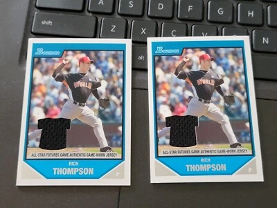 2007 Bowman  Draft Futures Jersey Rookie #BDPP RC Rich Thompson x1 - Image 1 of 2