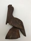 Vintage+Pelican+SOLID+WOOD+Carved+Figurine+Ironwood+Sea+Bird+8.25%E2%80%9D