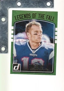2016 Panini Donruss #5 Tom Brady Legends of the Fall inserto casi nuevo + Patriotas - Imagen 1 de 1