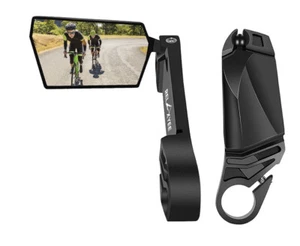 1 Paar Lenkerspiegel Fahrrad Fahrrad Spiegel Lenkerhalterung drehbar Rückansicht - Bild 1 von 6