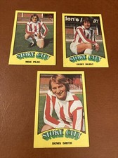 (Stoke City) A&BC Red/Orange Back - 1973/74 x 3 HURST PEJIC SMITH