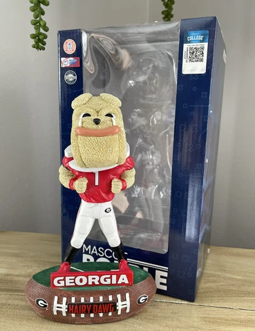 HAIRY DAWG Georgia Bulldogs Football UGA Mascot “Baller” Bobblehead NIB! Cover