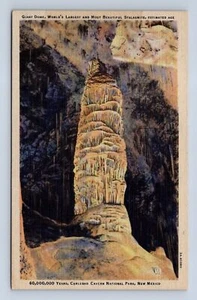 Giant Dome Carlsbad Caverns Postcard 3A-H1080 Unposted - Picture 1 of 2