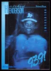 1991 Silver Star Rickey Henderson Oakland Athletics #NNO