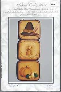 HAPPY THANKSGIVING - PATTERN PACKET ~ ARLENE BECK painting - Picture 1 of 1